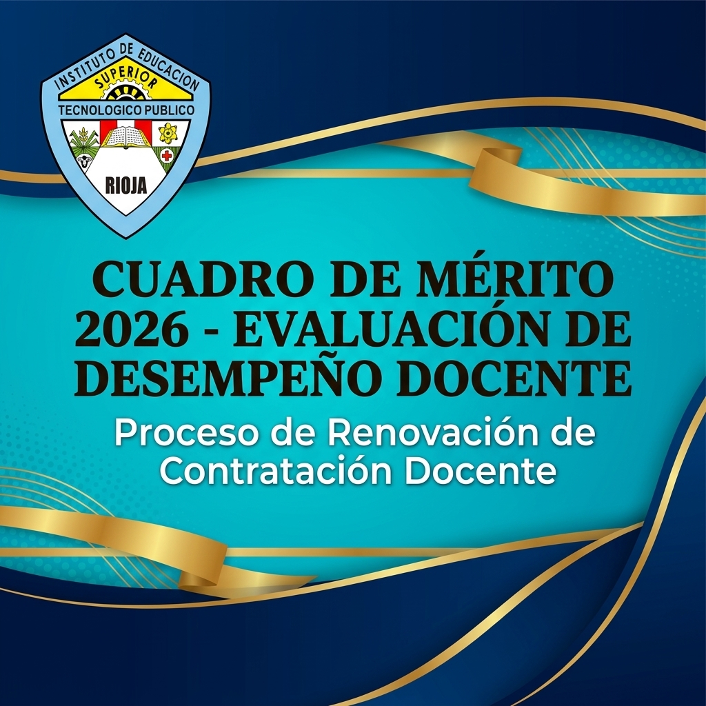Cuadro de Mérito de Evaluación de Desempeño para Renovación de Contrato Docente 2026
